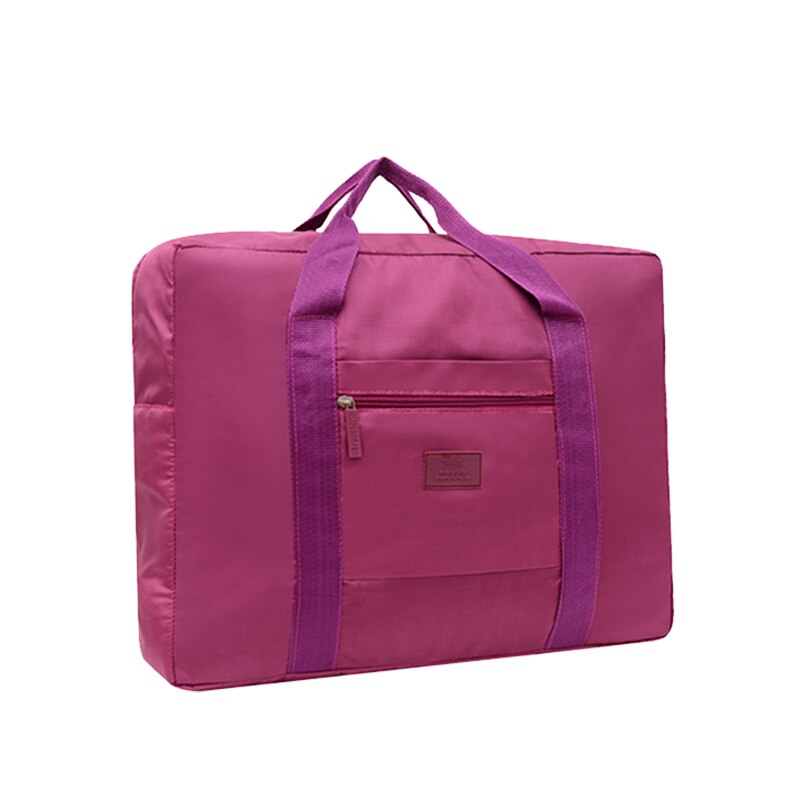 Modische Reisetasche, leichte, faltbare Reisetasche für Damen und Herren, Tragetasche, Handgepäcktasche, Weekender-Übernachtungstasche: Lavendel