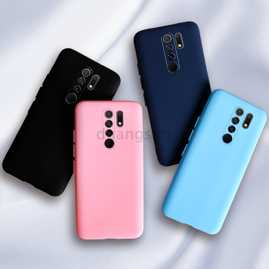 Custodia in silicone Della cassa Della Caramella per Xiaomi Redmi 9 9 Dipinto TPU Molle della copertura del telefono per Coque Xiaomi Redmi 9 Hongmi 9 6.53 pollici paraurti