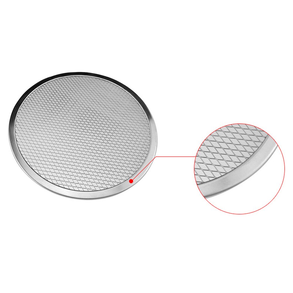 Kitchen Baking Tools Pizza Tray Mesh Seamless Aluminum Pancake Pizza Screen Baking Tray Net Bakeware 6/9/11/12/16 inch DIY Tray