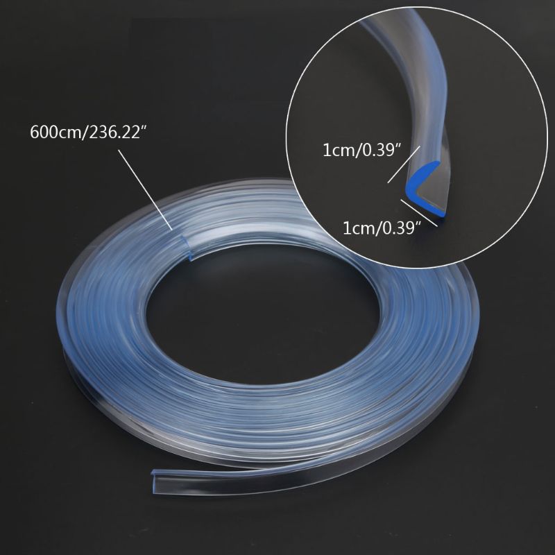 6M 20ft Baby Safety Table Desk Edge Transparent Edge Corner Protection Strip Baby Collision Proof Edge Guards Soft Softener Bump