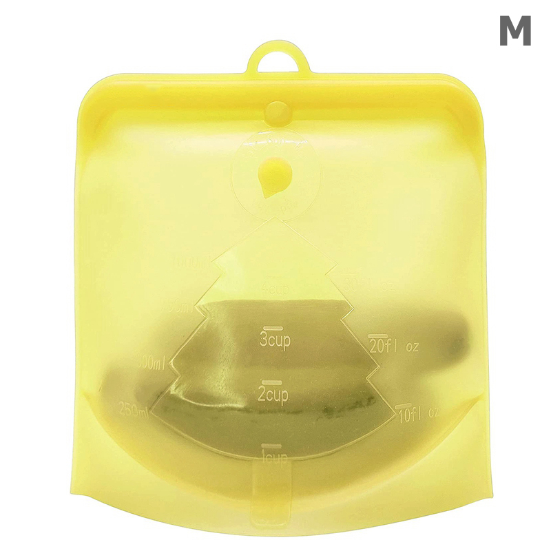 Kuchenna torba robić przechowywania żywności, pakowana próżniowo, samouszczelniająca się torba robić zupy, mrożona żywność, silikonowa torba robić przechowywania świeżości: Brązowy