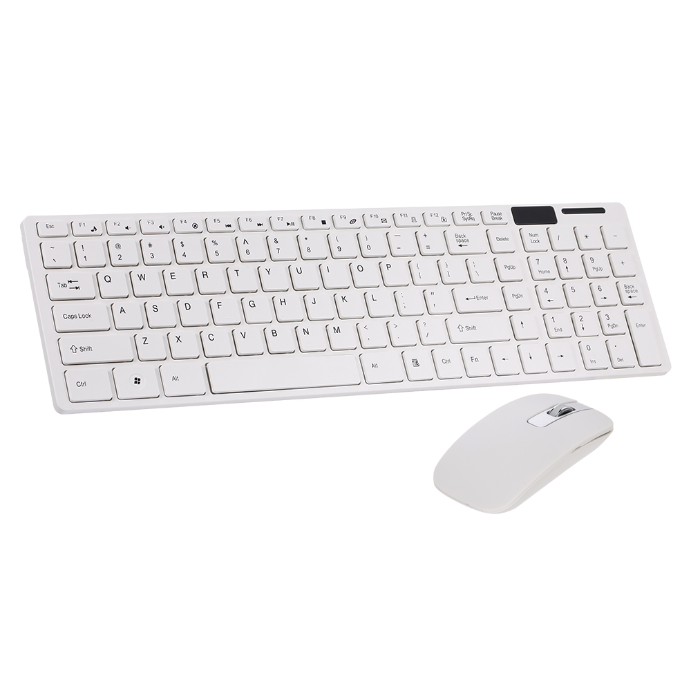 Wireless Keyboard Mouse Combo 2.4GHz Wireless Keyboard 1200DPI Optical Mouse for Home Office Use Share 1 USB Receiver