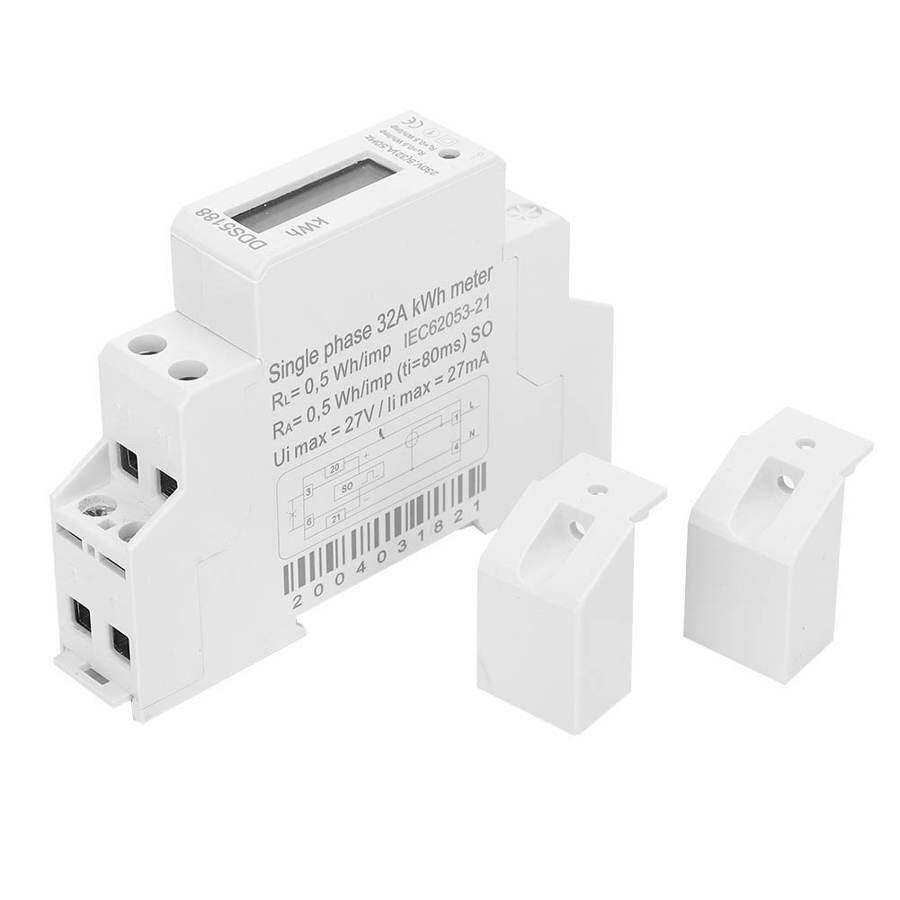 DDS5188 230V LCD Display Watt Hour Meter Smart Miniature Single Phase Electricity Meter