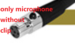 Micrófono de instrumento Pipa guitarra acústica jugando micrófono único inalámbrico o clip 0-15,8 CM: Caqui