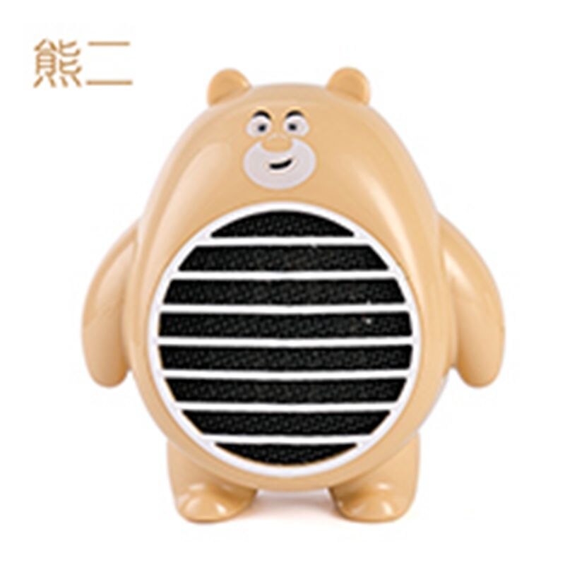 Cartoon draagbare desktop heater heater optioneel twee-kleur