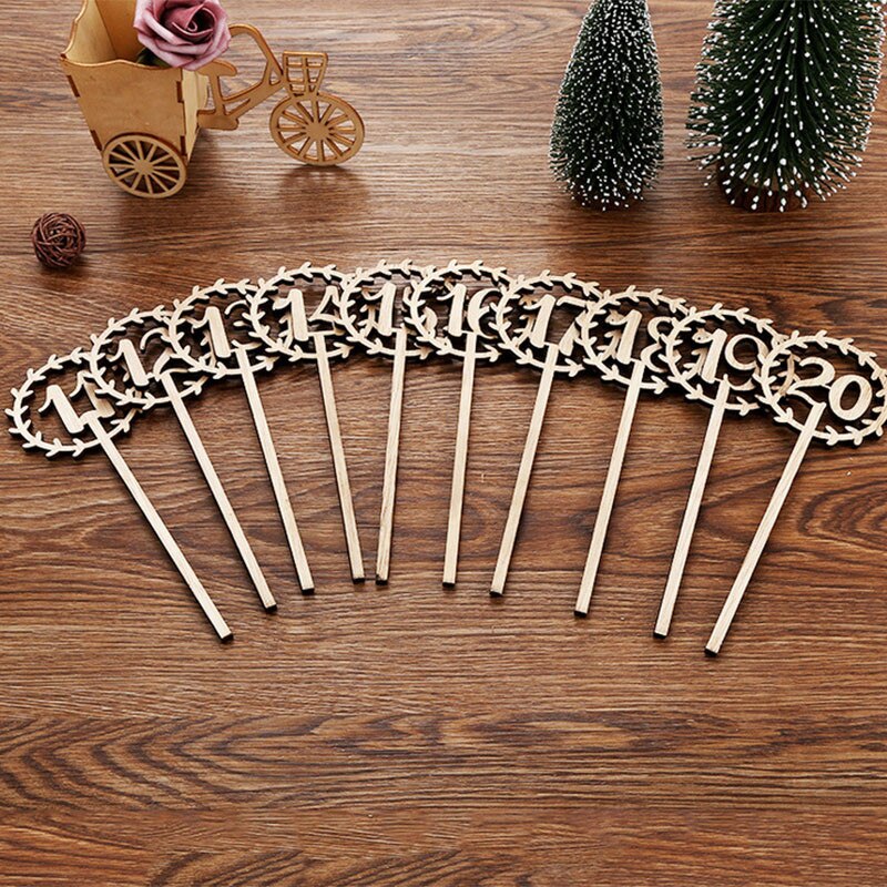 Table Numbers Rustic Wood Wedding Decor Table Decor Event Accessories Wedding Table Numbers Wooden Table Numbers: 11-20 number