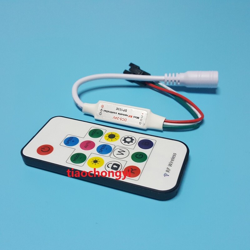 SP103E 5-24V Mini-RF wireless remote controller for led strip WS2811 WS2812B