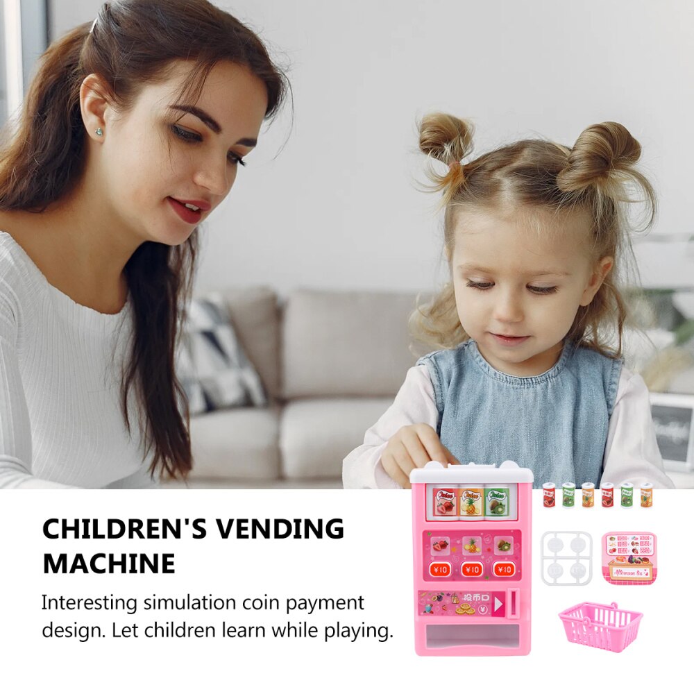 1Pc simulazione distributore automatico giocattolo divertente educativo creativo distributore automatico giocattolo giocattolo per bambini distributore automatico di simulazione per bambini