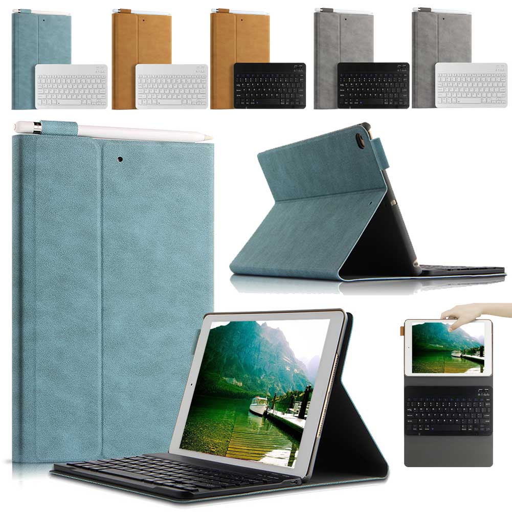 Funda para tableta para iPad 10,2 , teclado Bluetooth con ranura para lápiz, 7. ª generación, A2197, A2200, A2198