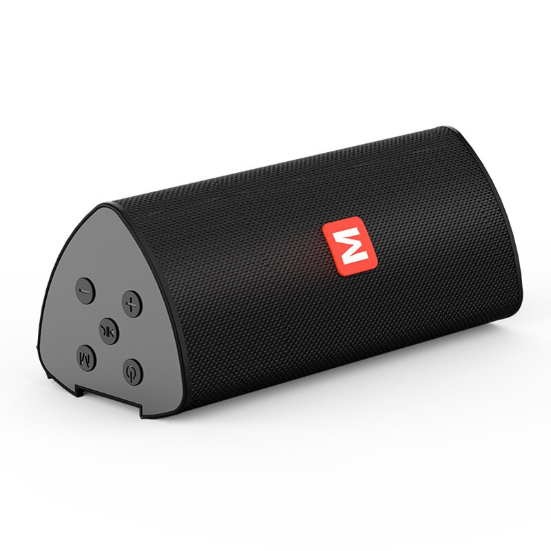 Draagbare bluetooth 5.0- luidspreker met usb-stick, tf-kaartweergave, dubbele hoorns, subwoofer, tws, draadloze aux-ingangskolom: Zwart
