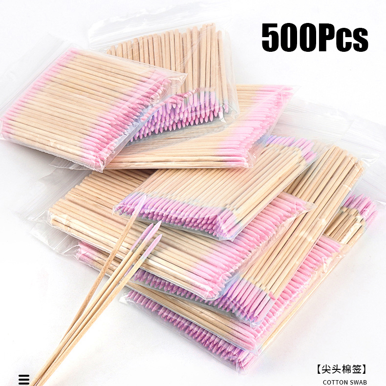 100/500/600/1000 Uds almohadillas de algodón profesionales sin pelusa 100% almohadillas de Gel para manicura toallitas limpiadoras sin pelusa herramientas de limpieza de uñas: marrón