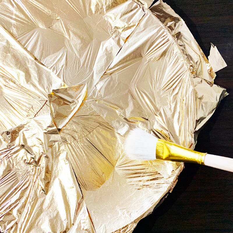 6 st ullborste i olika storlekar borste lim sopa guldblad bra ett bra verktyg för att förgylla guld silver blad
