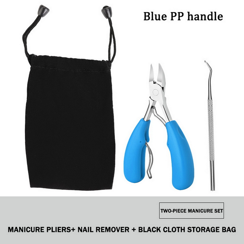 Toe Nail Clippers Remove Dead Skin Nail Correction Nippers Ingrown Toenail Cuticle Scissor Edge Cutter Thick Pedicure Care Tool: Gold