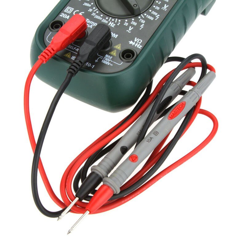 MASTECH MY64 Digital Multimeter 20A AC/DC DMM Frequency Capacitance Temperature Meter Tester w/ hFE Test Ammeter Multimetro