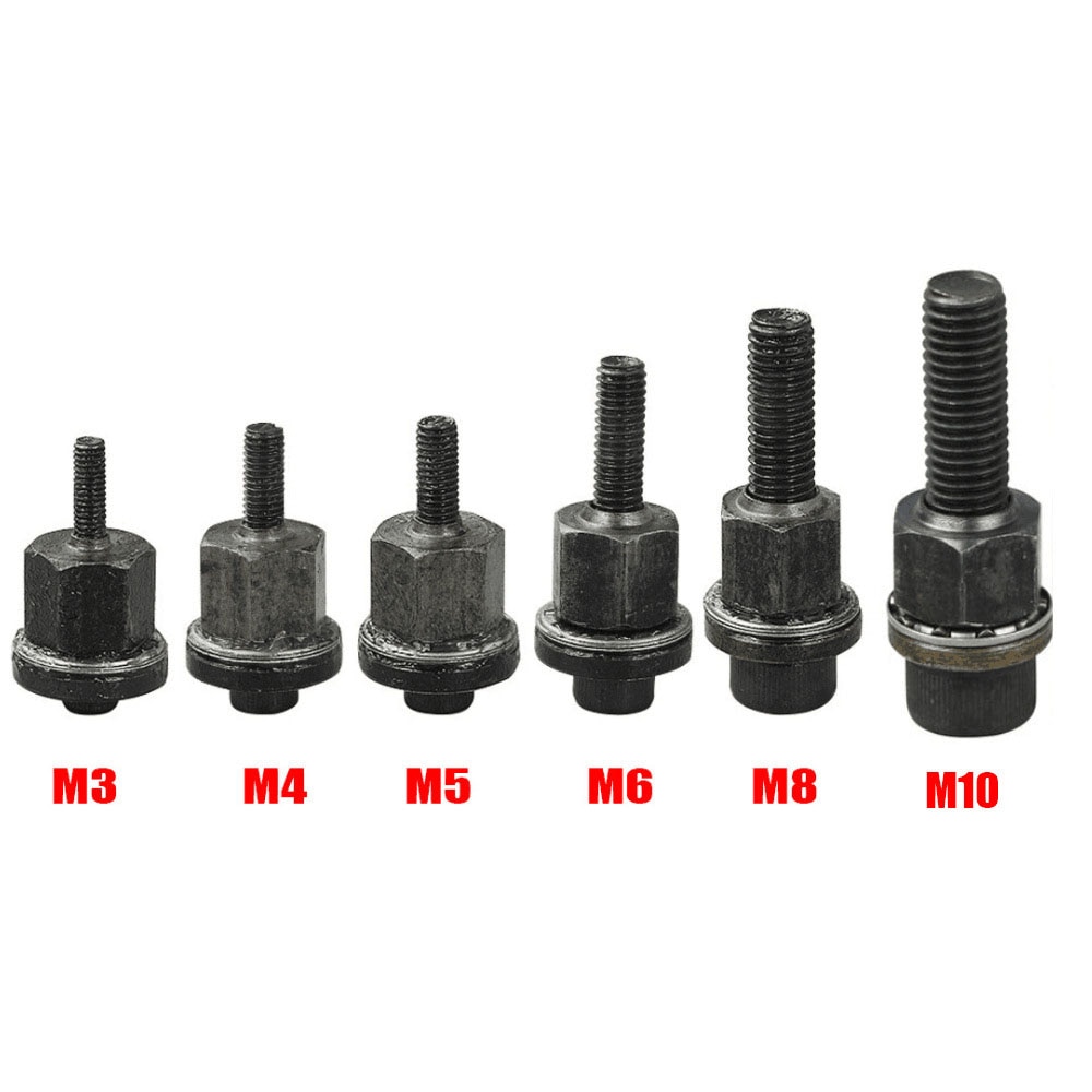Nakrętka nitu ręcznego głowica pistoletu nakrętki prosta instalacja instrukcja nitownik Rivnut narzędzie akcesoria części robić nakrętek M3 M4 M5 M6 M8 M10: M3-4-5-6-8-M10