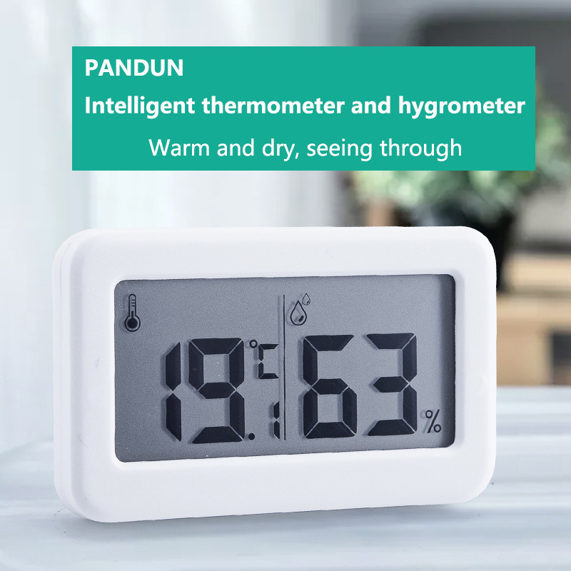PANDUN ultra-dunne eenvoudige elektronische digitale thermometer en hygrometer babykamer home thermometer indoor droge hygrometer