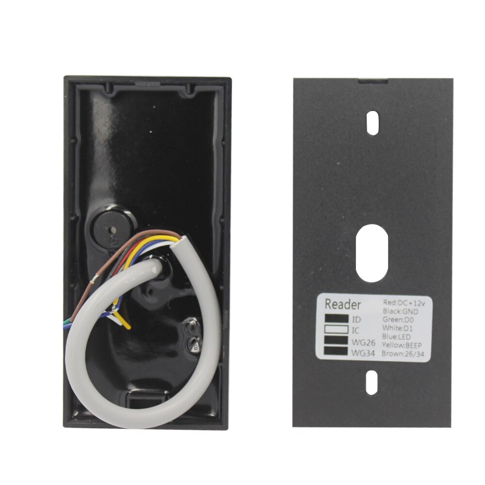 Access Control Proximity Card Reader 13.56MHZ/125KHZ Small Wiegand Card Reader IP68 Waterproof Long Range RFID Card Reader