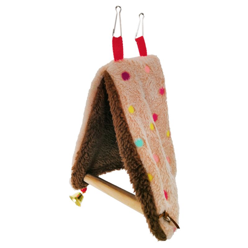 Winter Warm Bird Nest Bed Hammock House Perch for Parrot Parakeet Conure Lovebird Finch Canary Cage Toy: 3