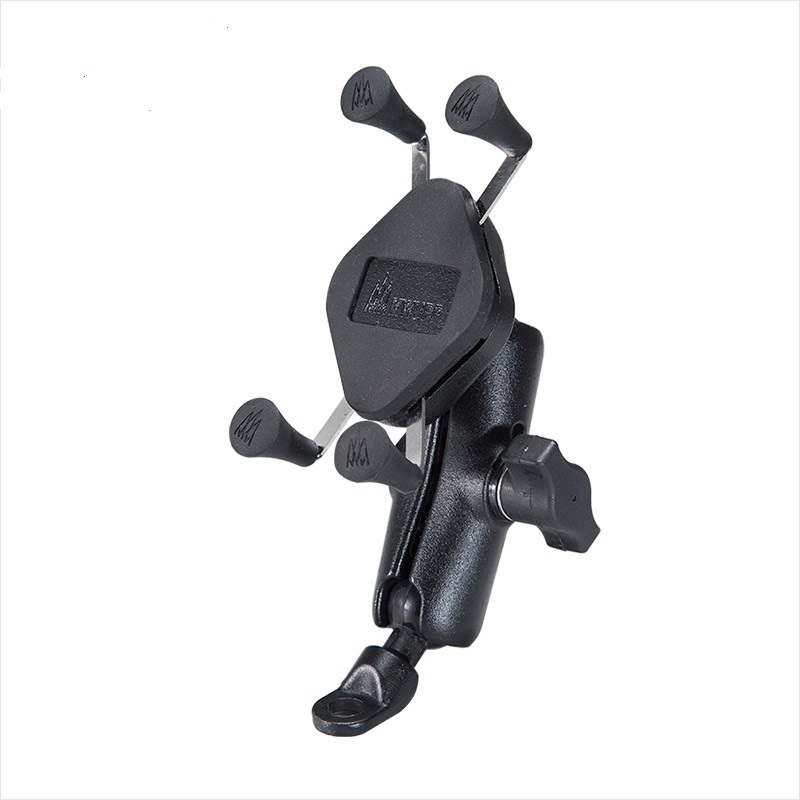 Unbranded OEM Motorcycle Handlebar Rail Mount X-Grip Holder for Cell Phone Holder iPhone 7, 7 6s smartphone for ram mounts