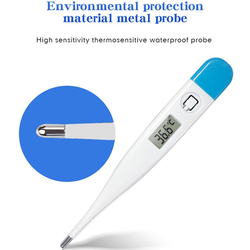 Kinderen Thermometer Voor Oksel Orale Rectale Digitale Display Thuis Thermometer Koorts Thermometer Voor Volwassen Contact Thermometer