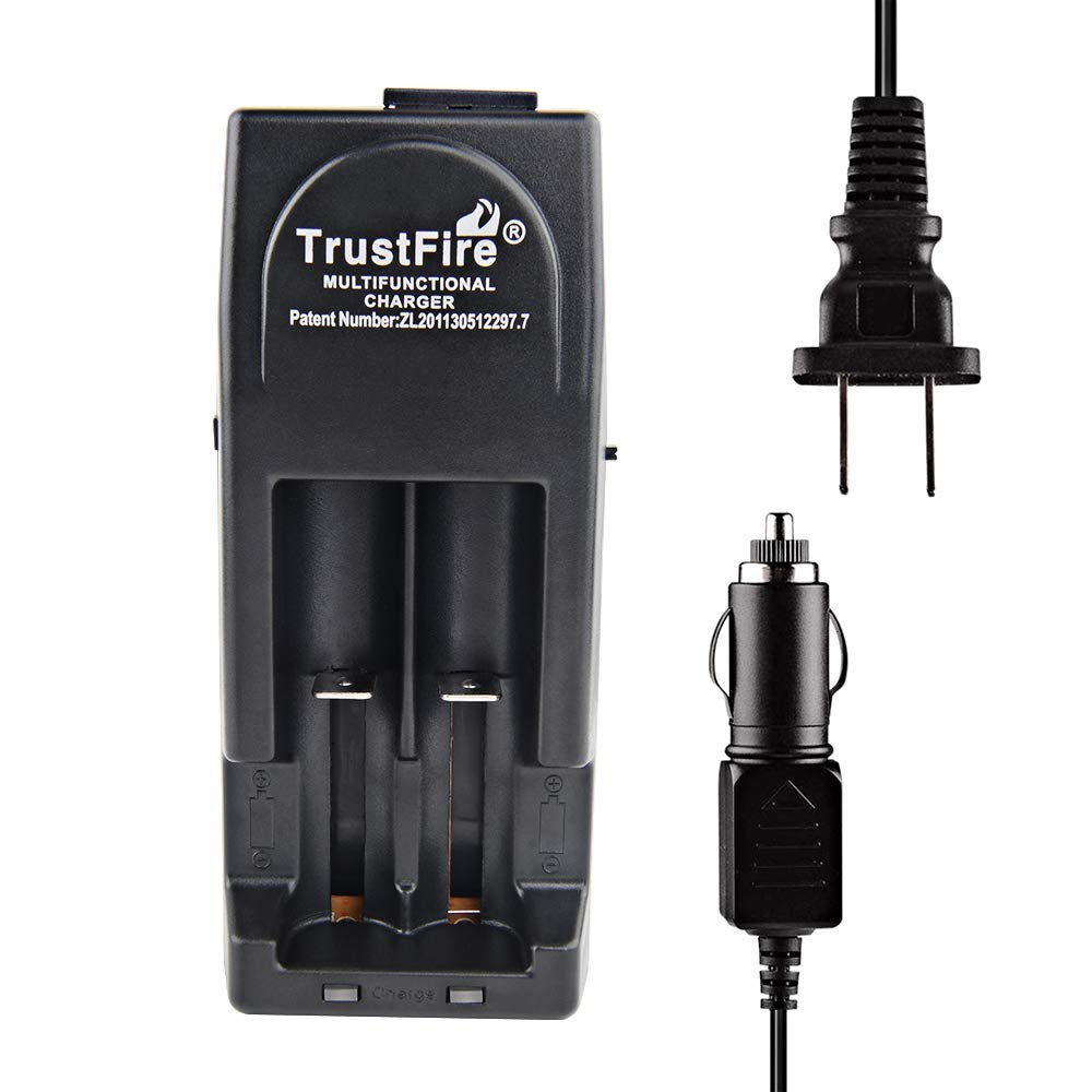 TrustFire TR-001 18650 Battery Charger Universial Charger 2 Slots for Li-ion IMR LiFePO4 10440 14500 16340 18350 18500 Batteries