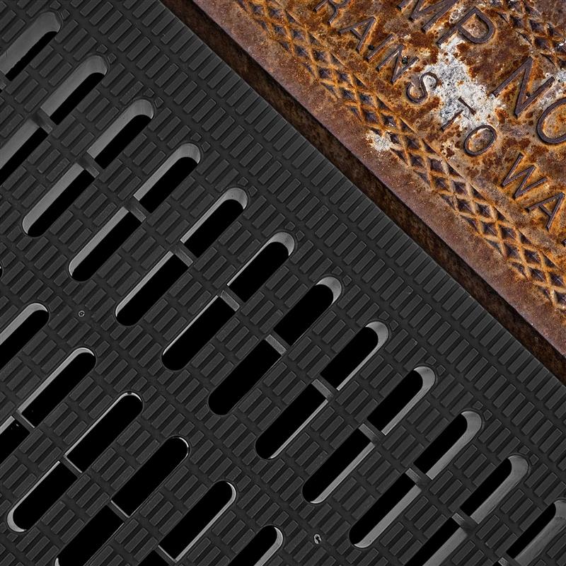 Outdoor Sewer Drain Grate Drainage Grate Plastic Sewer Rainwater Well Rectangular Sewer Cover Channel Grid Grate Green