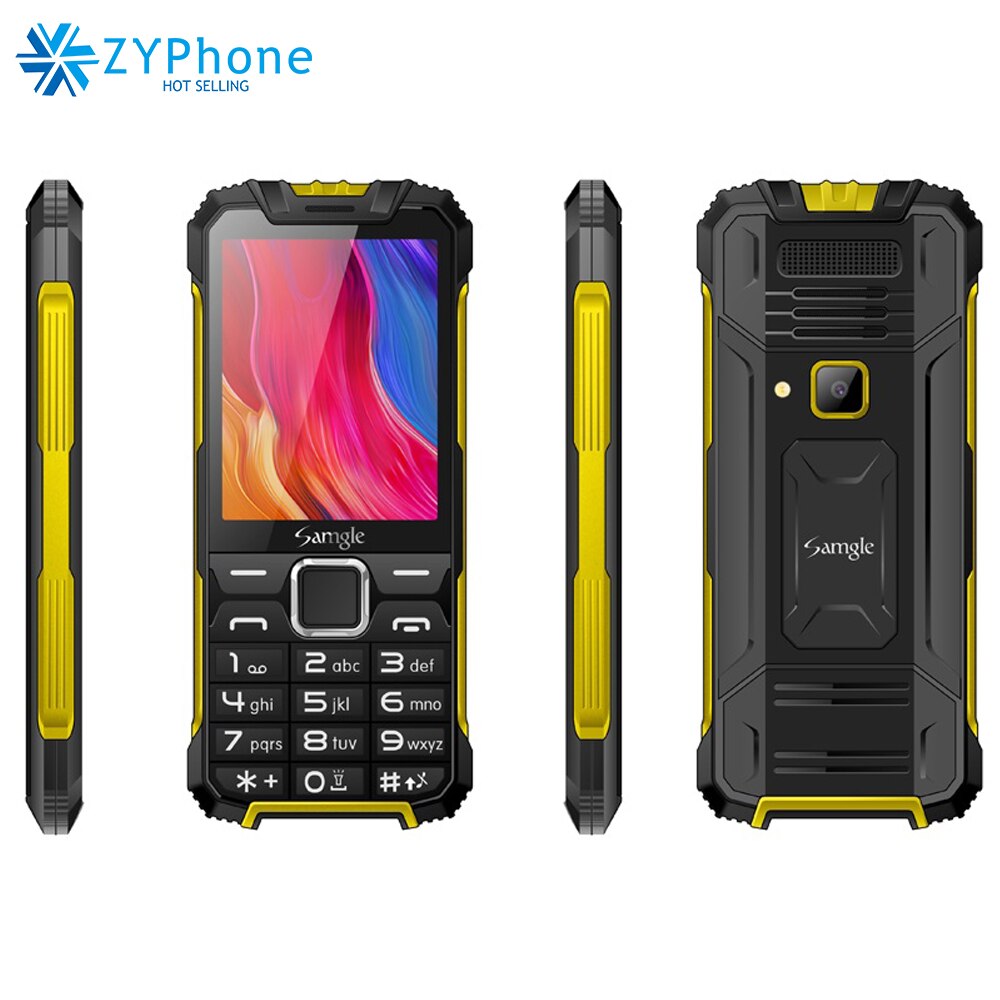 3G WCDMA 2.8" Display Slim Rugged Feature Phone Speed Dial Super Long Standby Flashlight Whatsapp Senior Mobile Phone Samgle