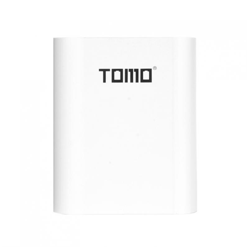 Tomo s4 usb li-ion carregador de bateria inteligente lcd diy caso banco de potência móvel suporte 4x18650 baterias e saídas para o telefone