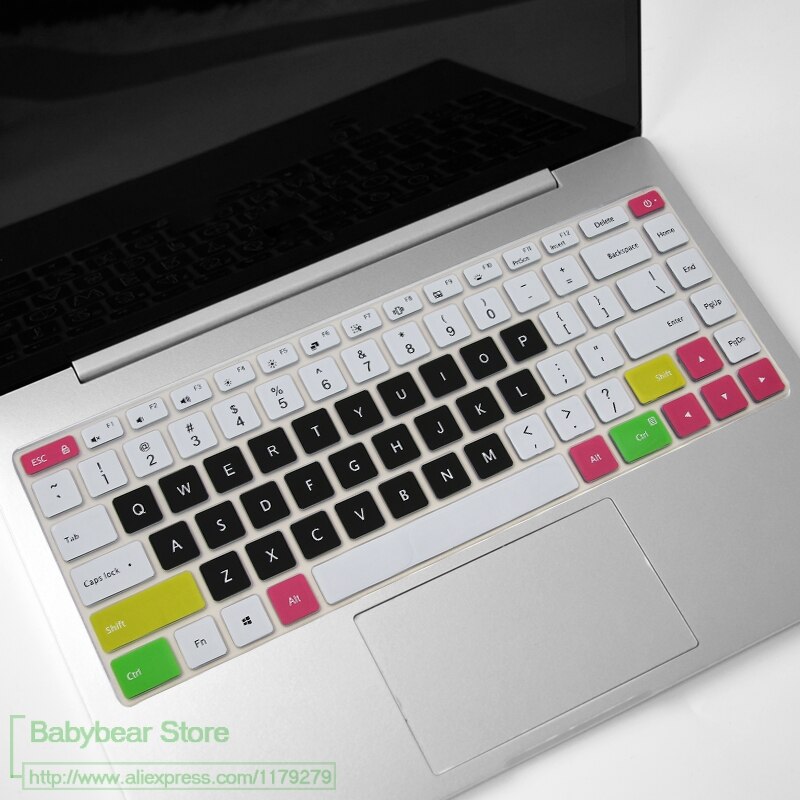 Para Xiaomi mi Notebook Pro 15 15,6 i7-8550U portátil de silicona colorida cubierta protectora de teclado piel portátil de i5-8250U: candyblack