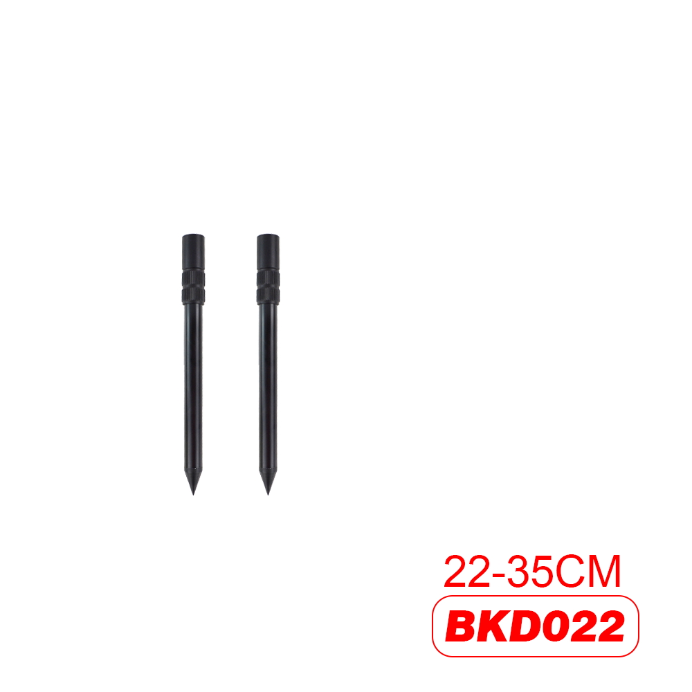 2pcs Carp Fishing Bank Sticks Aluminium Telescopic Banksticks Fishing Rod Pod Support Fishing Accessories: Orange