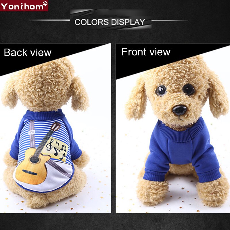 Hunde sweater dejlig sød hundetøj til små hunde tshirt varm sweater til hunde tøj yorkie chihuahua tøj vinter