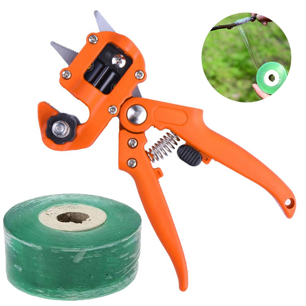 Portable Grafting Shear Fruit Tree Foliage Trimming Scissors Gardening Cutting Tool With Film: B set2