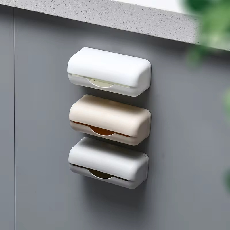 Caixa De Armazenamento De Saco De Lixo Montado Na Parede, Recipiente De Filme De Cozinha, Suporte De Sacos De Lixo, Dispensador De Sacos De Plástico, Organização do banheiro