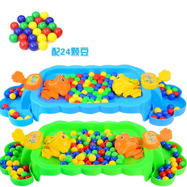 Intresting Toys Hungry Frog Eating Beans Games Family Party Parent Play Interactive Game For Children Stress Relief Toy: C for two people