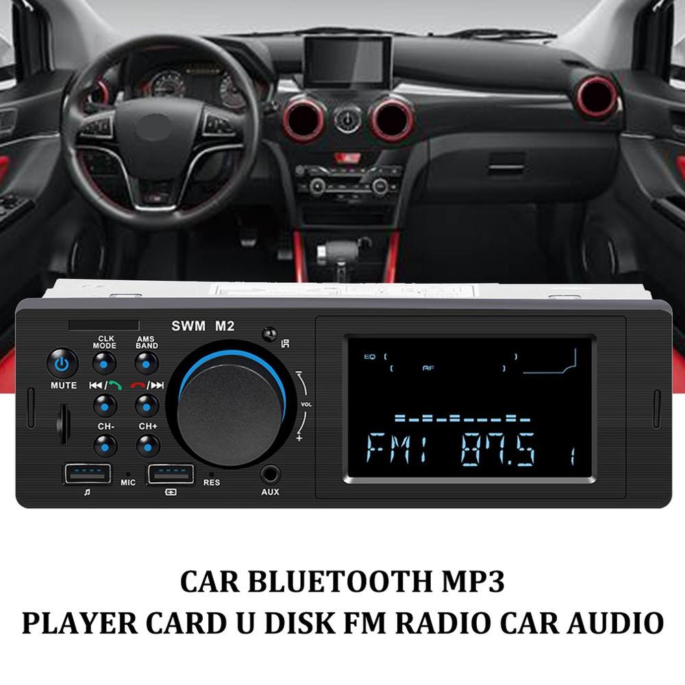 1 Din Auto Fm Radio Multimedia MP3 Speler Auto Stereo Dual Usb Audio Speler Afstandsbediening Ondersteuning Tf Card