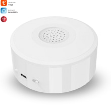 Tuya Smart Home Security System WiFi Siren Alarm with Loud Voice APP Control Compatible with Alexa and Google Home