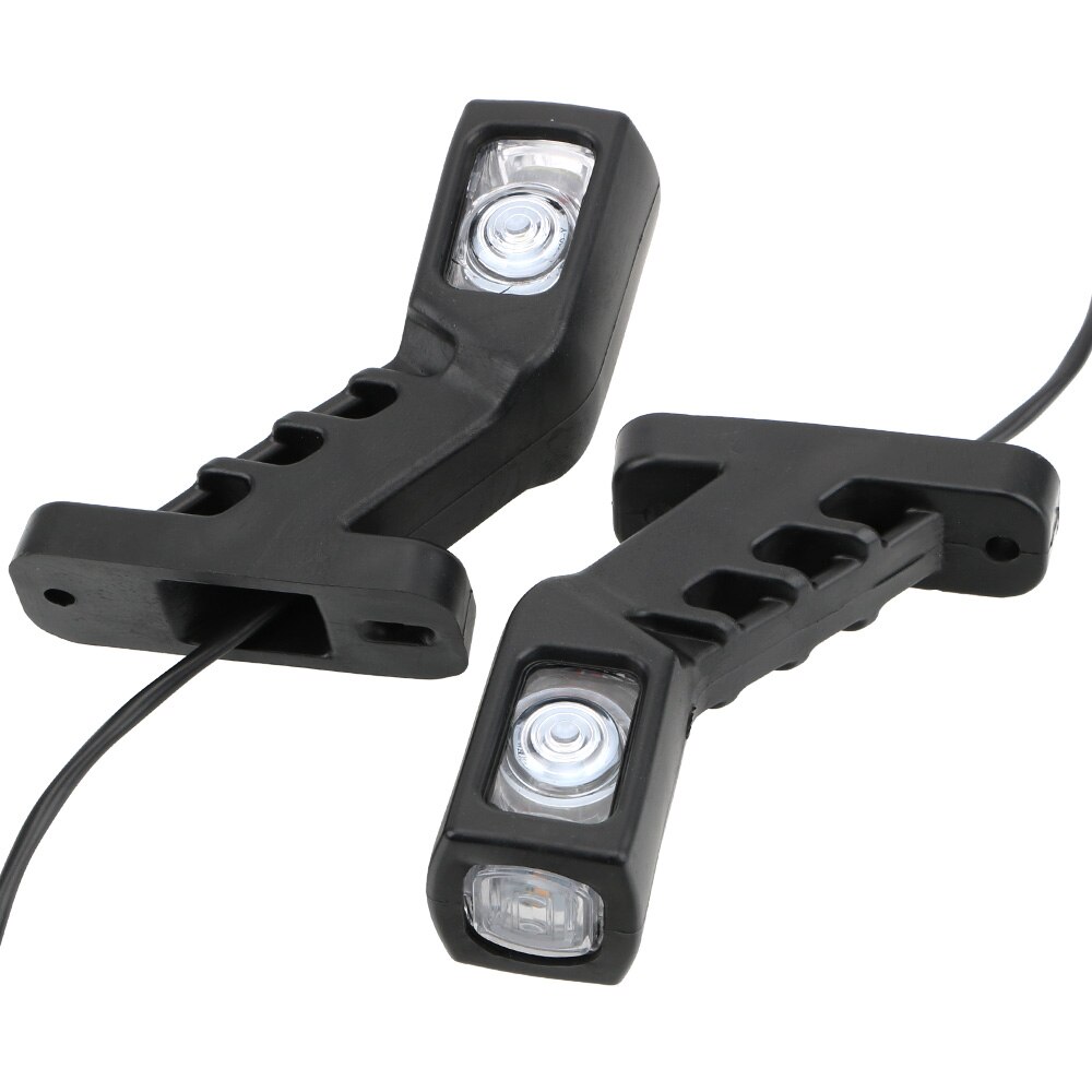 1 para 4 obrysówki doprowadziło światło boczne dla ciężarówki przyczepa karawana awangarda 3 twarz czerwony bursztyn biały samochód lampa obrysowa 10-30v zarys lampy