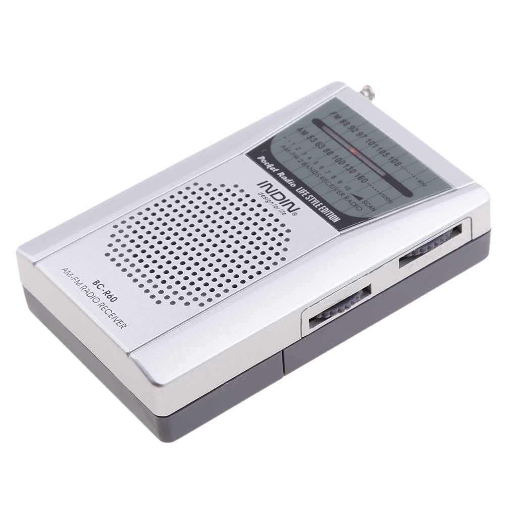 Radio Draagbare, BC-R60 Am/Fm Mini Draagbare Telescopische Antenne Radio Pocket Speaker Outdoor