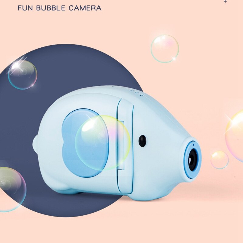 Bubble Machine Muzikale En Verlichting Automatische Bubble Maker Leuke Olifant Bubble Blower Camera Speelgoed Voor Kinderen Jongens Meisjes