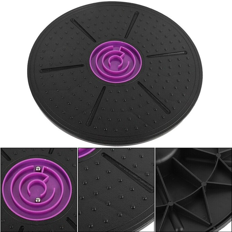 Yoga Balance Board Disc Stability Round Plates Exercise Trainer for Fitness Sports &amp;T8