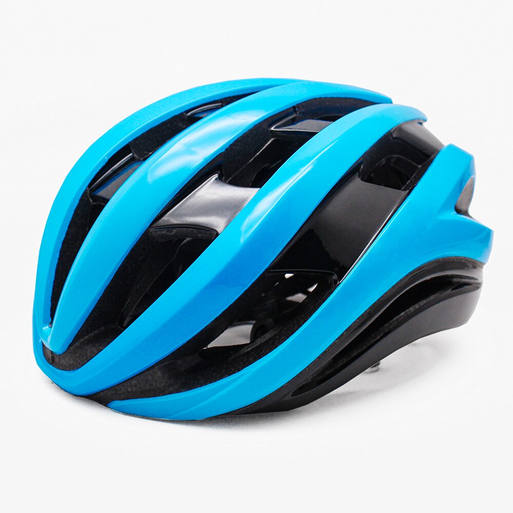 Casco aerodinámico para Ciclismo, aerodinámico, aerodinámico, Casco de Bicicleta de carretera, ultraligero,: blue