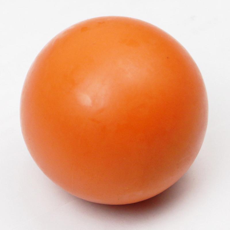 Fitness Massage Ball Hockey Lacrosse Ball Rubber Gym Cross Fit Workout Reaction 64mm Trigger Point Relaxation Yoga Stress Relief: Orange