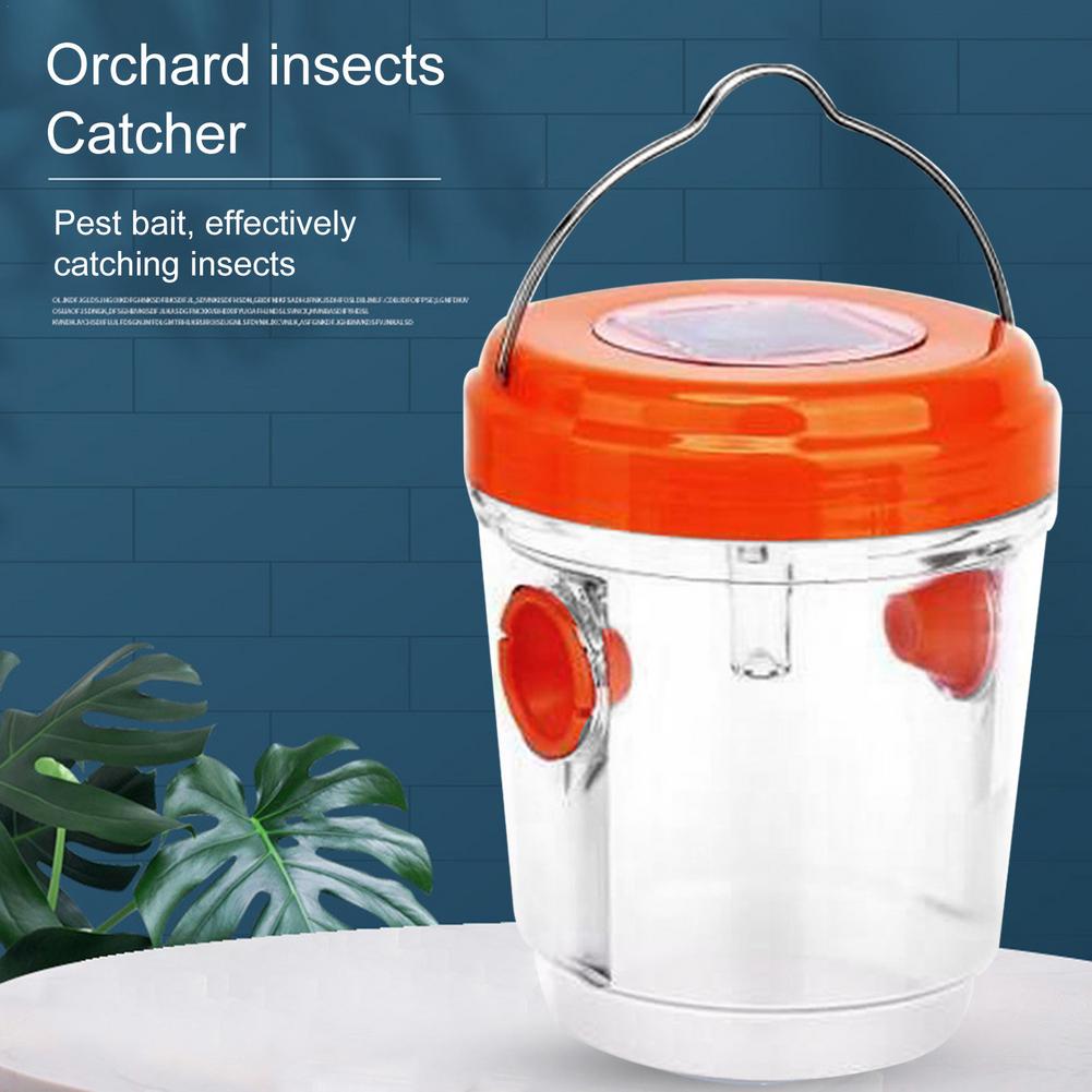 Yellow Jackets Traps 1 Pack Outdoor Wasp Catcher With Solar Power Safe And Reusable Yellow Jackets Container For Detecting Ca