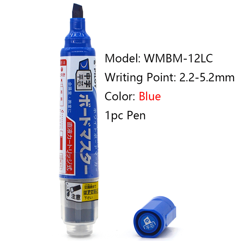 Marcadores de quadro branco piloto canetas de marcação de tinta recarregável apagável 1.7/2.2-5.2/2.3mm dicas marcadores de quadro branco material escolar escritório: Lavanda