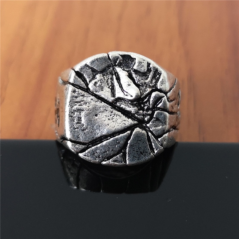 Smooth Men's Vintage Rock Punk Rings Cool Individuality Signet Ring for Men Party Jewelry