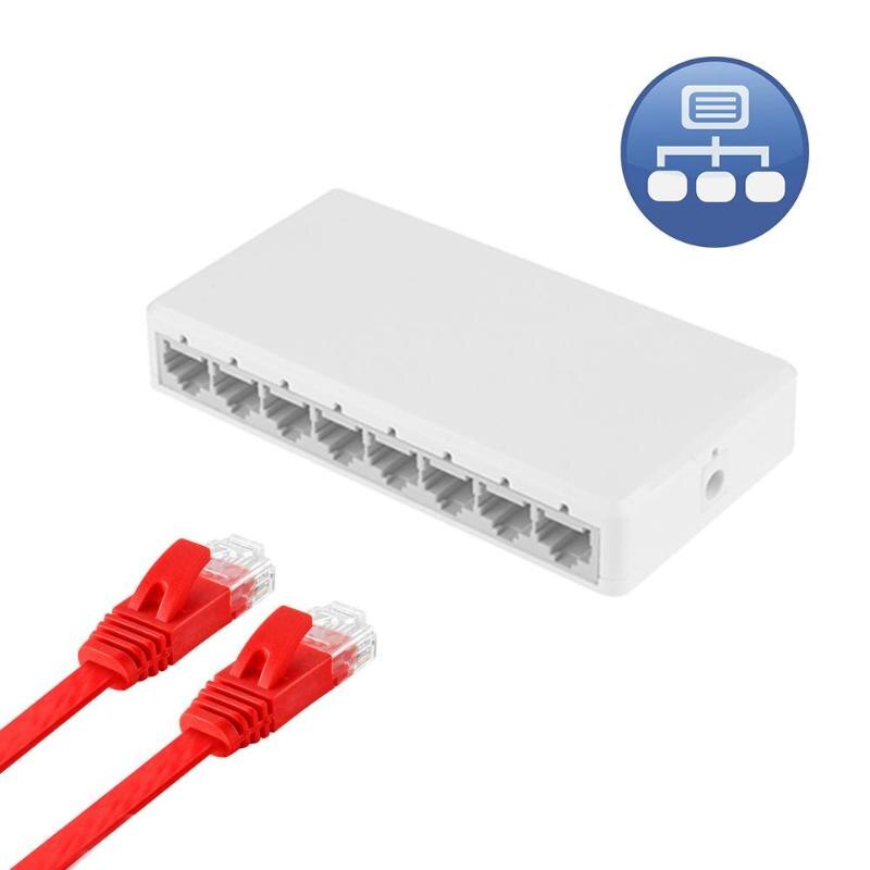 8 porte interruttore router Reti veloce Ethernet interruttore veloce Ethernet Lan 10/100 Mbps Ethernet interruttore per La Telecamera di Rete