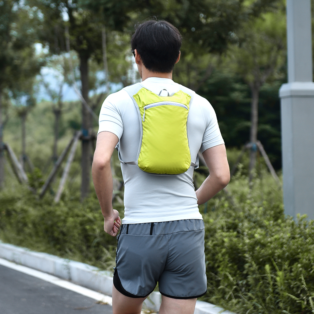 Multifunktionale Wasserbeutel-Weste, unisex Ultraleichter Offroad-Laufrucksack, Langlebige Große Marathon--Tasche aus Nylon