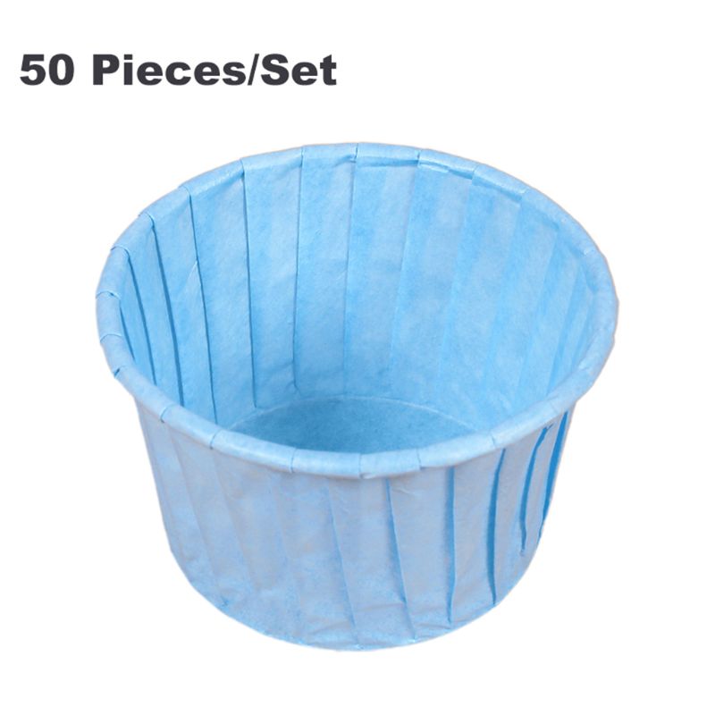 50Pcs Muffin Cupcake Papier Cup Oilproof Cupcake Liner Bakken Cup Lade Case