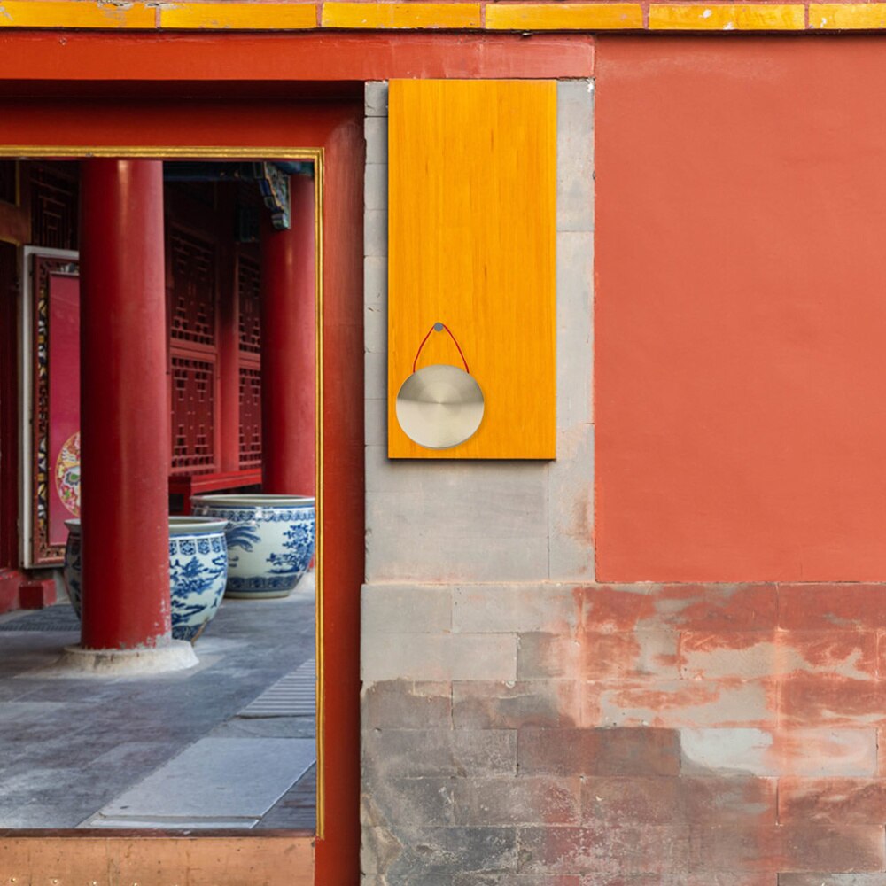 2 Sets Traditional Percussion Instrument Chinese Gong Opera Gong Hand Gong