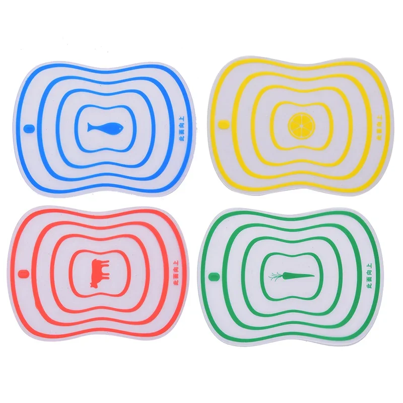 Flexibles transparentes Schneidebrett für sterben Küche, PP-Klassifizierung, Schneidebrett für Gemüse und Fleisch, Küchenzubehör